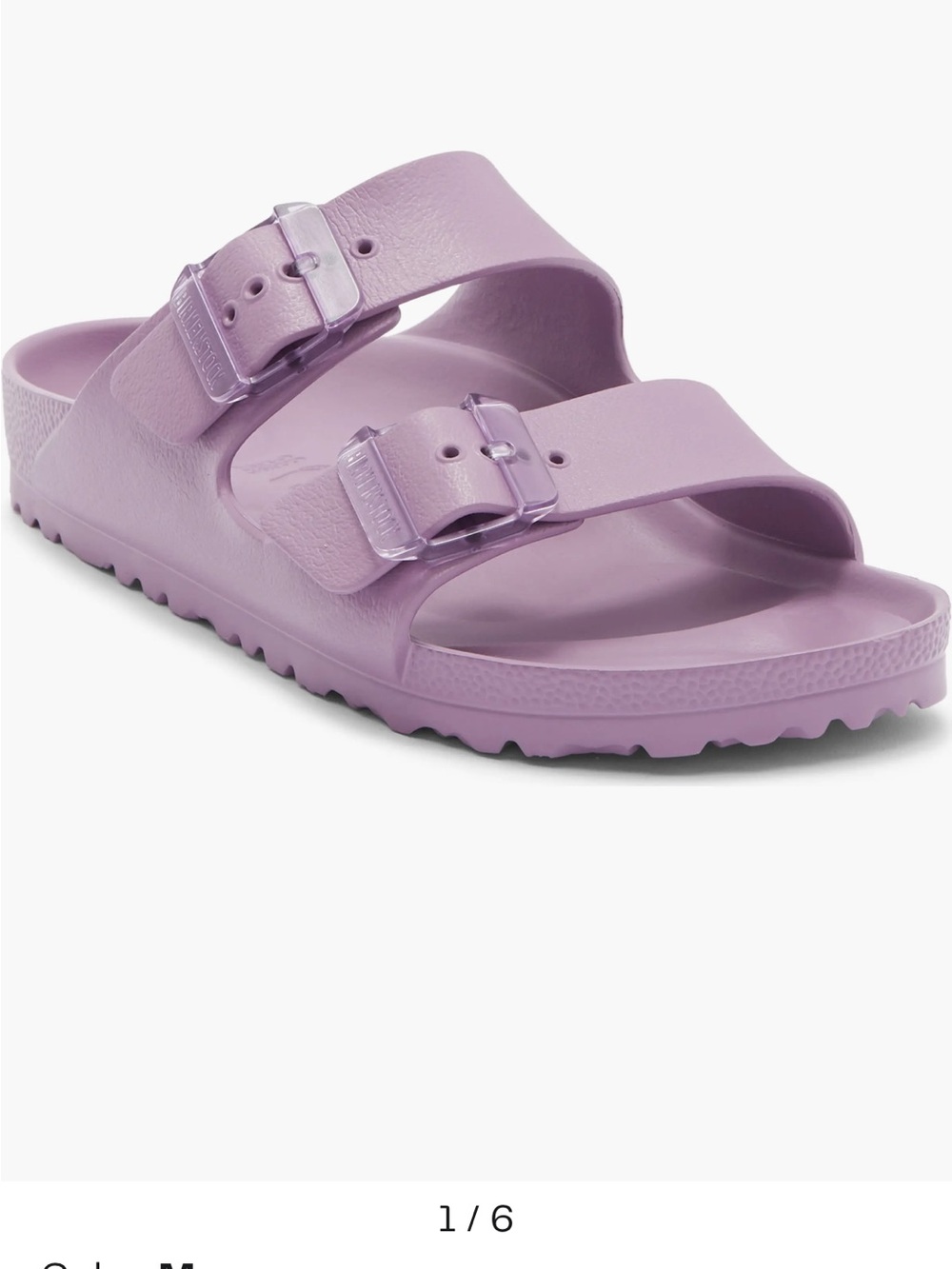 New mauve Birkenstocks